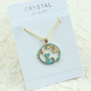 ** BRAND NEW ** Darling Open Sky Kitty Necklace